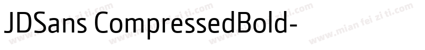 JDSans CompressedBold字体转换